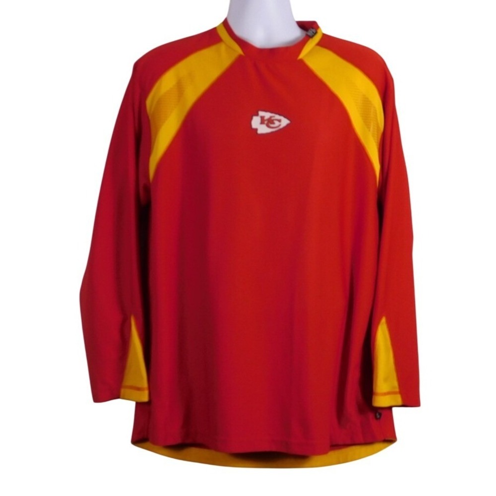 Kansas‎ City Chiefs NFL Team Apparel Long Sleeve Shirt Size Lg C155